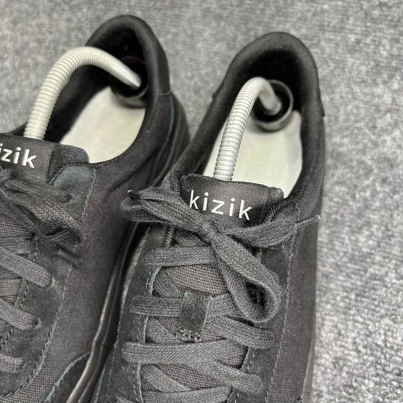 Kizik Prague Shoes Men\'s 9.5‎ Black Canvas Low Casual Athletic Walking Sneakers main image 11